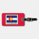Etiqueta De Bagagem Colorado (Frente Horizontal)