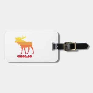 Etiqueta De Bagagem Colorado Moose