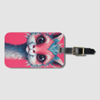 Etiqueta De Bagagem Colorida Llama Fun & Quirky