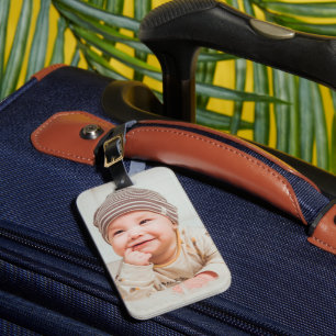 ETIQUETA DE BAGAGEM COM FOTO PERSONALIZADA