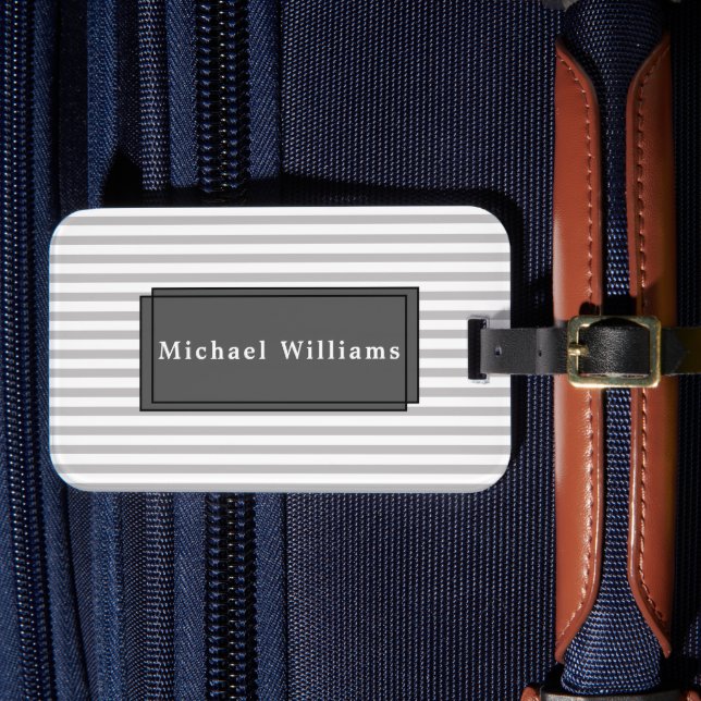 Etiqueta de bagagem com ranhura para Cartão de vis (Frente Insitu 4)