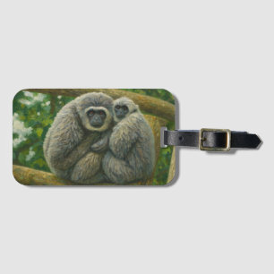 Etiqueta De Bagagem Companheiros Gibbons - Retrato Emocional de Vida S