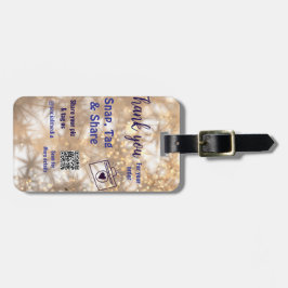 Etiqueta De Bagagem Compartilhamento de etiqueta Snap mídia social q r