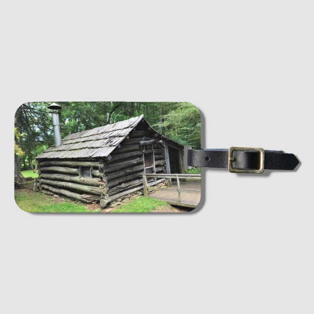 Etiqueta De Bagagem Compro Blacksmith em Mabry Mill, Virginia (Frente Horizontal)