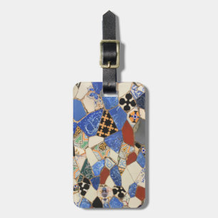 Etiqueta De Bagagem Condecoração do mosaico
