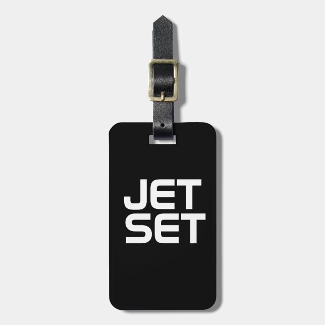 Etiqueta De Bagagem Conjunto de Jatos (Frente Vertical)