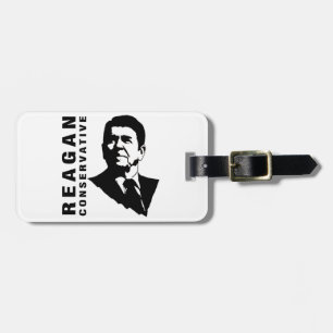 Etiqueta De Bagagem Conservador de Reagan