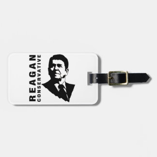 Etiqueta De Bagagem Conservador de Reagan