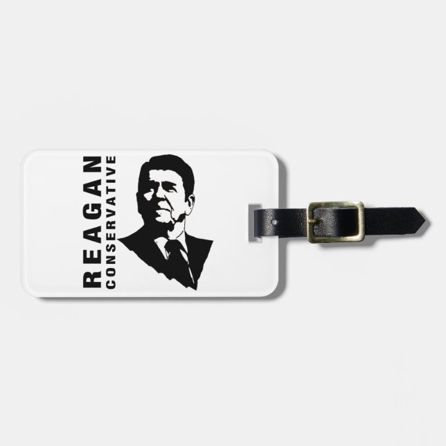 Etiqueta De Bagagem Conservador de Reagan (Frente Horizontal)