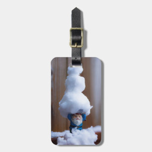 Etiqueta De Bagagem Construiu um Snowman V