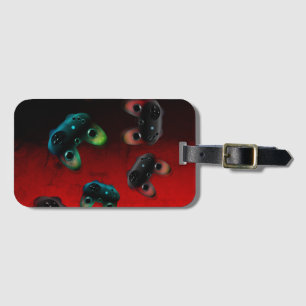 Etiqueta De Bagagem Controlador do jogo da arte do Gamer