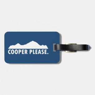 Etiqueta De Bagagem Cooper Colorado por favor