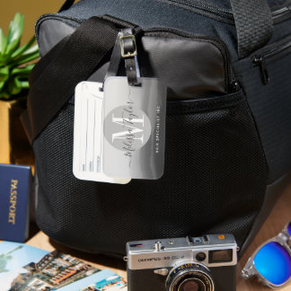 Etiqueta De Bagagem Cor de Água Branca Branca Profissional