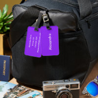 Cor Sólida Neon Roxo Personalizar