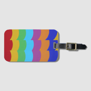 Etiqueta De Bagagem Cores Bonitas e Vibrantes! Marca de Bagagem