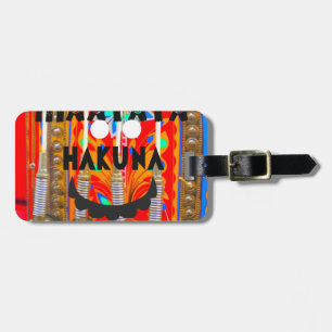 Etiqueta De Bagagem Cores do Carnaval do Samba Hakuna Matata blings.pn
