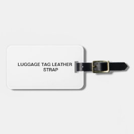 Etiqueta De Bagagem Correia de couro do Tag da bagagem