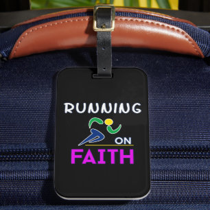 Etiqueta De Bagagem Corrente em Faith Christian Runner