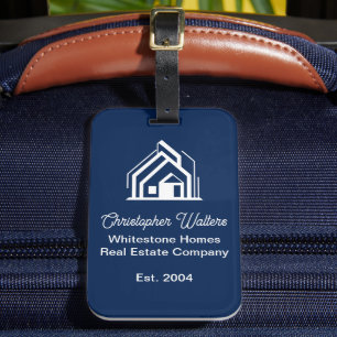 Etiqueta De Bagagem Corretor Imobiliário Personalizado da Empresa de I