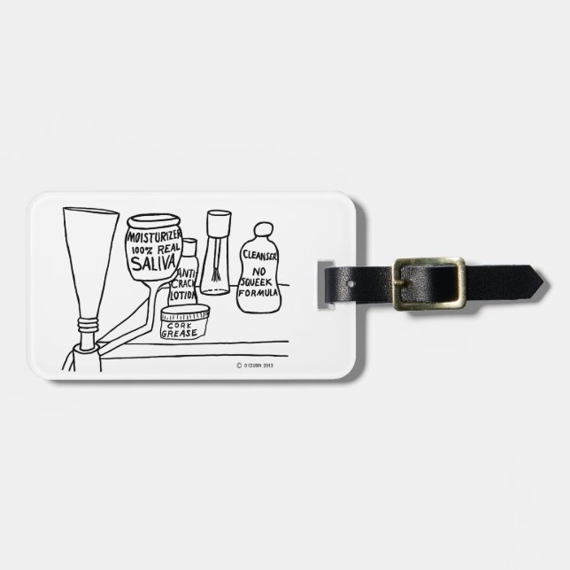 Etiqueta De Bagagem Cosméticos (Frente Horizontal)
