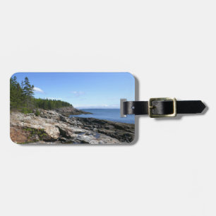Etiqueta De Bagagem Costa da Ilha Bar no Parque Nacional Acadia