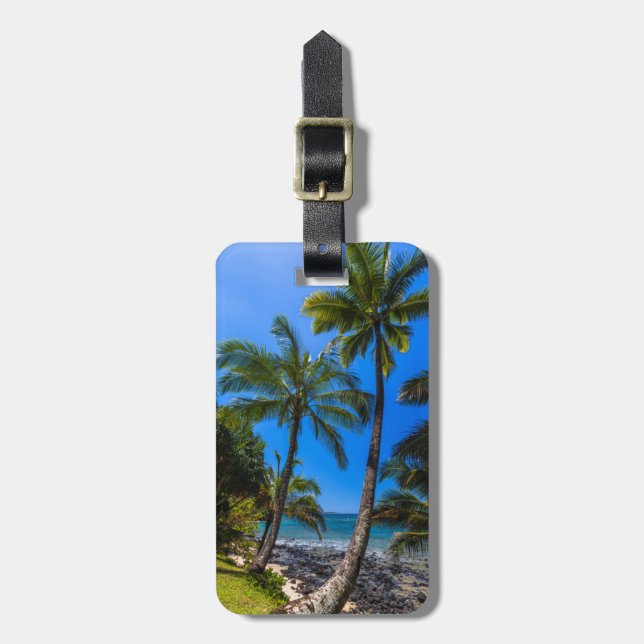 Etiqueta De Bagagem Costa tropical 2 (Frente Vertical)