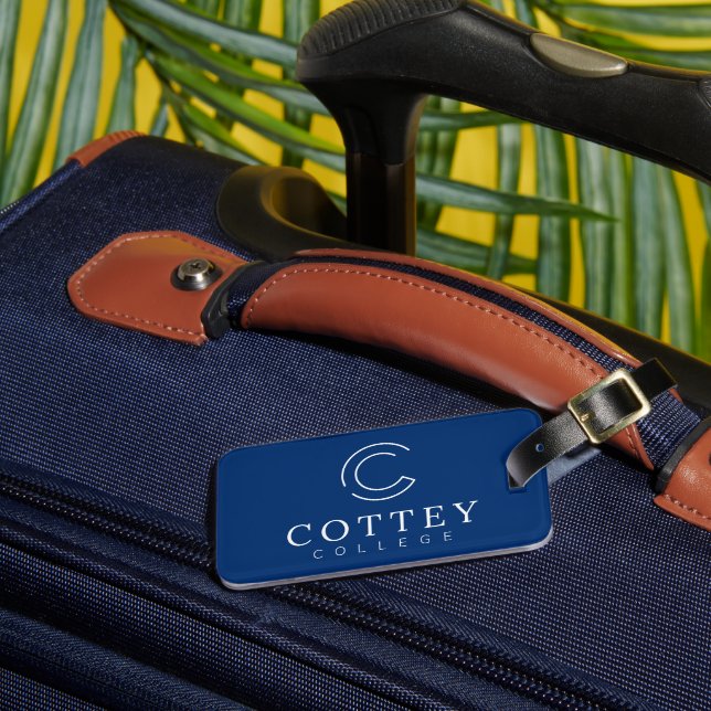 Etiqueta De Bagagem Cottey College (Frente Insitu 3)