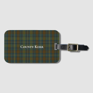 Etiqueta De Bagagem County Kerr Tartan