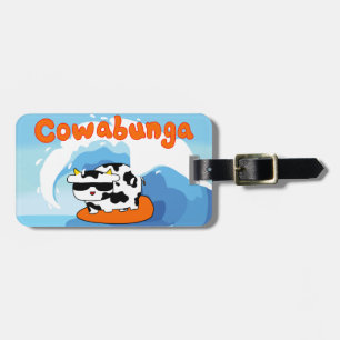 Etiqueta de bagagem Cowabunga
