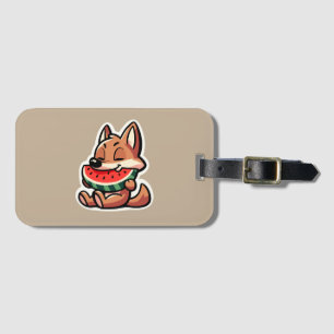 Etiqueta De Bagagem Coyote Watermelon
