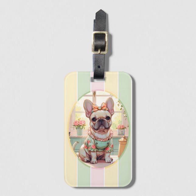 Etiqueta De Bagagem Cozinha-de-lata-esmalte (Frente Vertical)