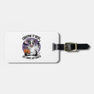 Etiqueta De Bagagem Creepin � Vaca Halloween