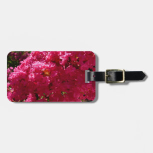 Etiqueta De Bagagem Crepe Myrtle Tree Magenta Floral