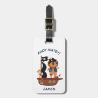 Criança Personalizada do Leão Pirata Bonito