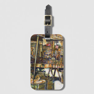 Etiqueta De Bagagem Criatividade vislumbra tudo mais brilho