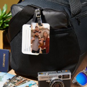Etiqueta De Bagagem Crie Sua Própria Foto Imagem Personalizada DIY