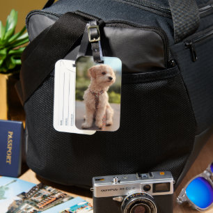 Etiqueta De Bagagem Crie Sua Própria Foto Personalizada de Animal de E
