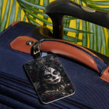 Crimson Gótico Calavera – Rosa Negra