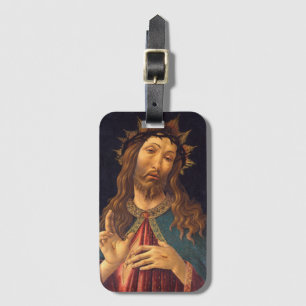 Etiqueta De Bagagem Cristo Coroado com Espinhos por Sandro Botticelli