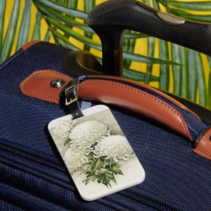 Etiqueta De Bagagem Crítemos - Elegante Vintage Botânica