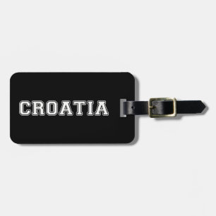 Etiqueta De Bagagem Croácia
