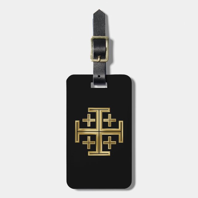 Etiqueta De Bagagem Cruz cristã (Frente Vertical)