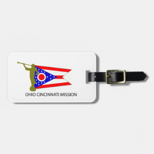 ETIQUETA DE BAGAGEM CTR DA MISSÃO LDS DE OHIO CINCINNATI