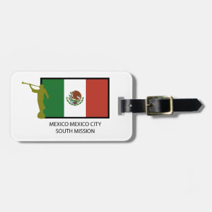ETIQUETA DE BAGAGEM CTR SUL LDS DA MISSÃO DE MÉXICO CIDADE DO MÉXIC