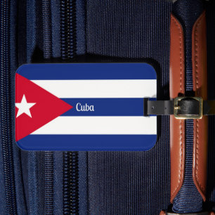 Etiqueta De Bagagem Cuba, Bandeira de Cuba