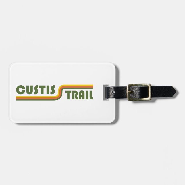 Etiqueta De Bagagem Custis Trail (Frente Horizontal)