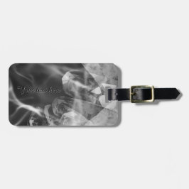 Etiqueta De Bagagem Custom black crystal luggage tag