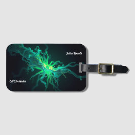 Etiqueta De Bagagem Custom Doctor Nurse Biological Cell Science Art