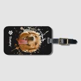 Etiqueta De Bagagem Custom Pet Photo & Name Luggage Tag – Travel Gift