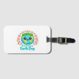 Etiqueta De Bagagem Cute Earth Day Luggage Tag
